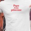 T-Shirt Papa d’une princesse Pour homme