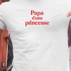 T-Shirt Papa d’une princesse Pour homme