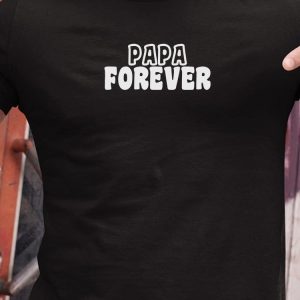 T-Shirt Papa forever face Pour homme T-Shirt Papa forever face Pour homme