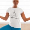T-Shirt Save My Yoga pour femme