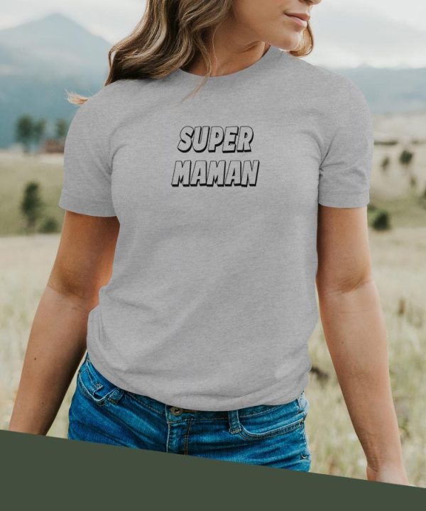 T-Shirt Super Maman pour femme