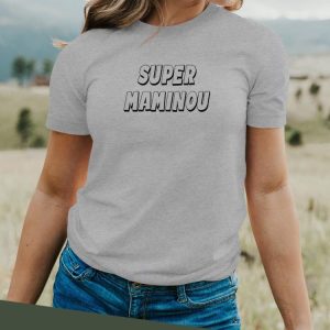 T-Shirt Super Maminou Pour femme
