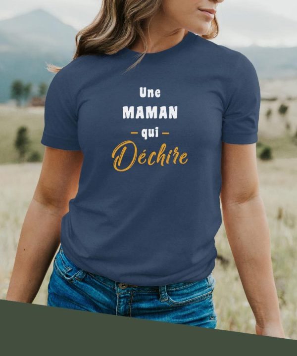 T-Shirt Une Maman Qui dechire Pour femme