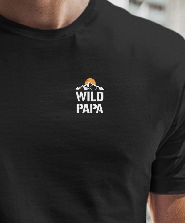 T-Shirt Wild Papa coeur Pour homme