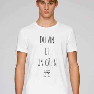 T-Shirt du vin et un Calin