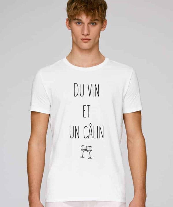 T-Shirt du vin et un Calin