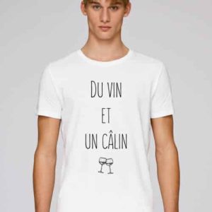 T-Shirt du vin et un Calin