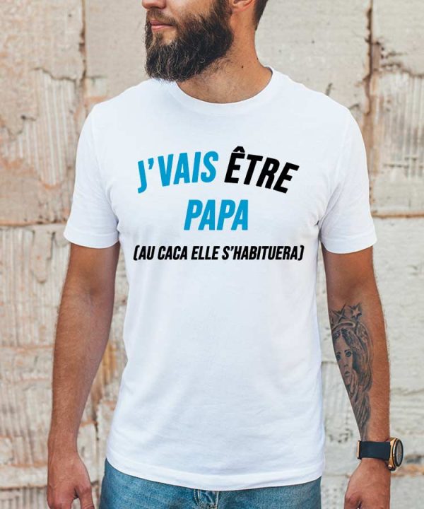 T-Shirt je vais etre papa