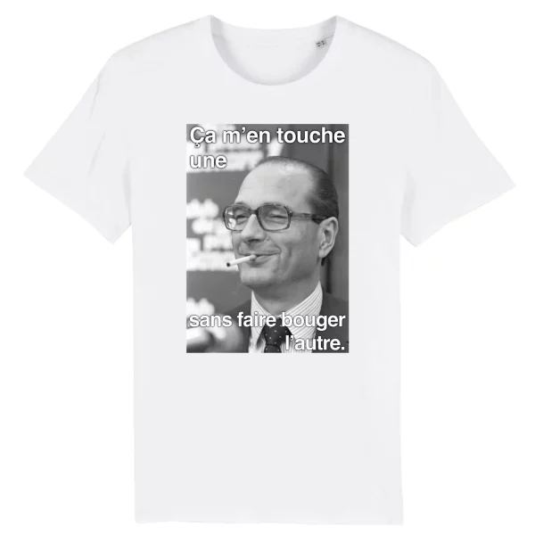 T shirt Chirac ca m’en touche une sans faire bouger l’autre – Pour Homme