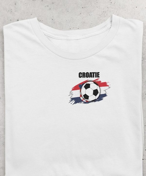 T-shirt Croatie Supporter