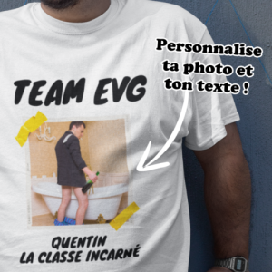 T-shirt EVG - Team EVG avec photo 2 T shirt EVG Team EVG avec photo 3