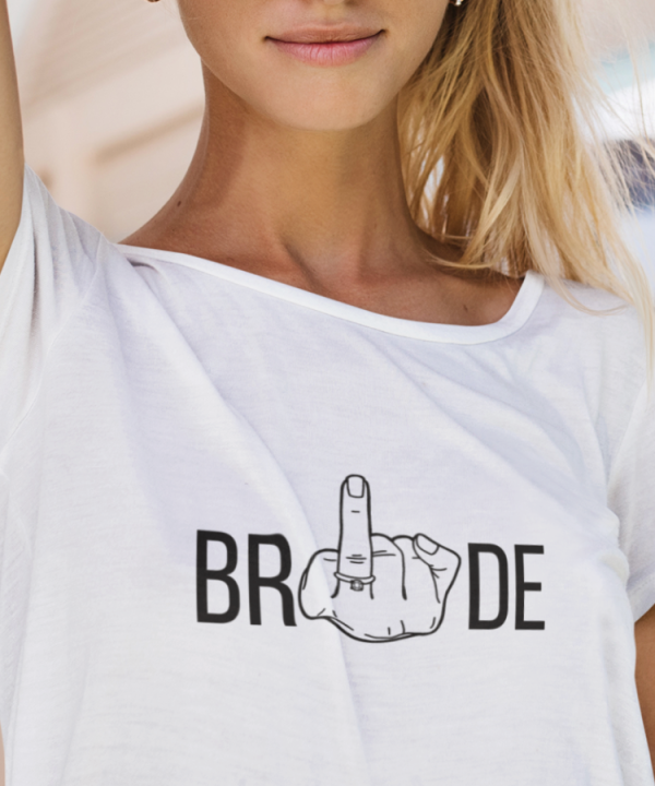 T-shirt EVJF – Bride Doigt d’Honneur