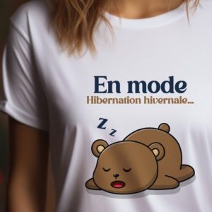 T shirt En mode hibernation pour Femme 3