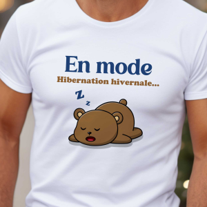 T-shirt En mode hibernation – pour Homme T-shirt En mode hibernation – pour Homme