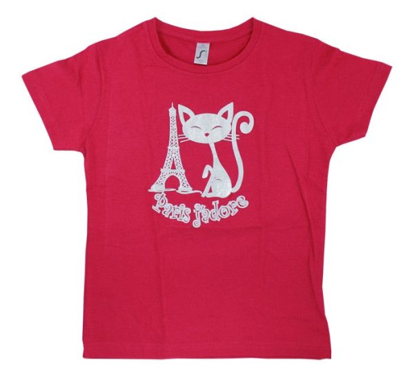 T-shirt Enfant Paris J’adore