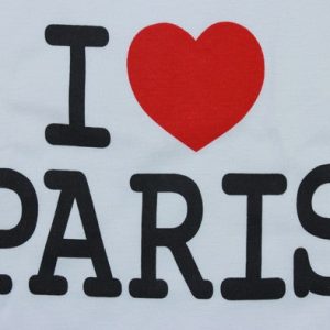 T-shirt I love Paris