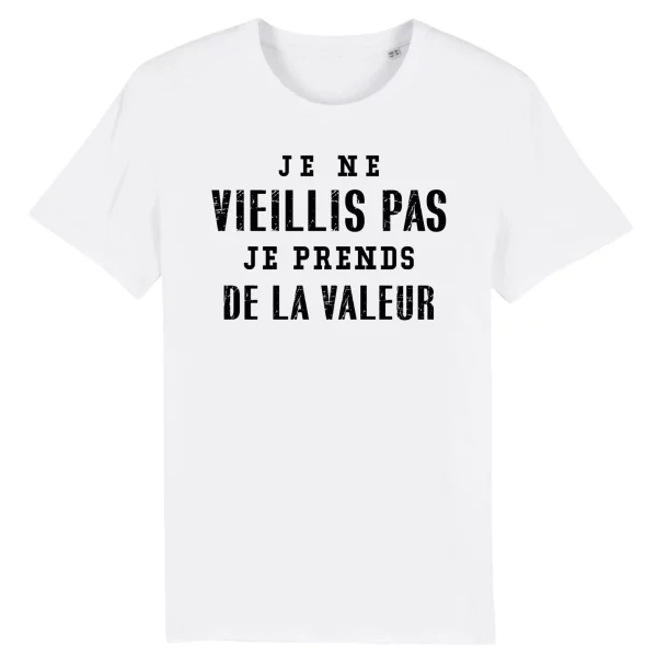 T shirt Je prends de la valeur – Pour Homme