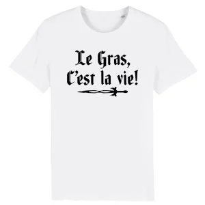 T shirt Kaamelott Le gras c’est la vie – Pour Homme