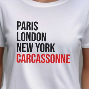 T-shirt Paris London New york personnalise