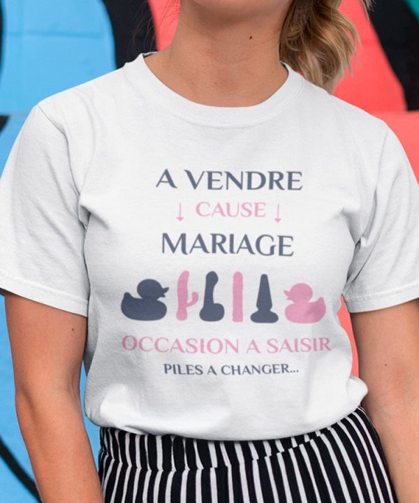 Tee-Shirt A Vendre Cause Mariage