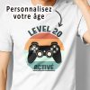 Tee-Shirt Anniversaire Level Active