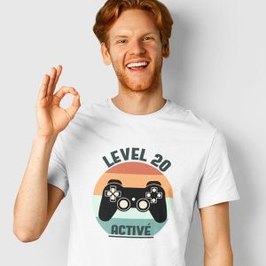 Tee Shirt Anniversaire Level Active 2