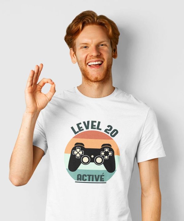 Tee-Shirt Anniversaire Level Active