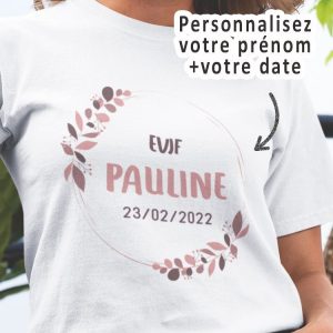 Tee Shirt Couronne Personnalisee 1
