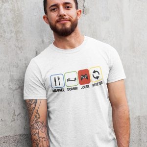 Tee-Shirt Cycle Geek 1 Tee Shirt Cycle Geek 2