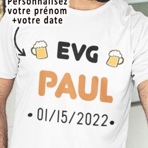 Tee-Shirt EVG Personnalise Tee-Shirt EVG Personnalise