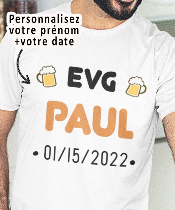 Tee-Shirt EVG Personnalise