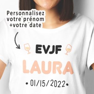 Tee-Shirt EVJF Personnalise Tee-Shirt EVJF Personnalise