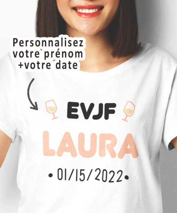 Tee-Shirt EVJF Personnalise