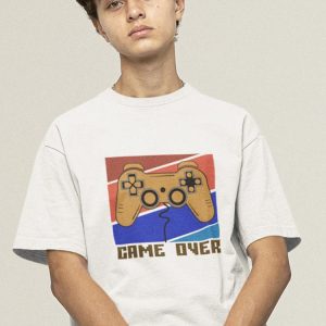 Tee-Shirt Game Over Manette Tee-Shirt Game Over Manette