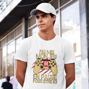 Tee-Shirt J’ai Mis Mon Jeu en Pause