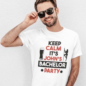 Tee-Shirt Keep Calm Bachelor