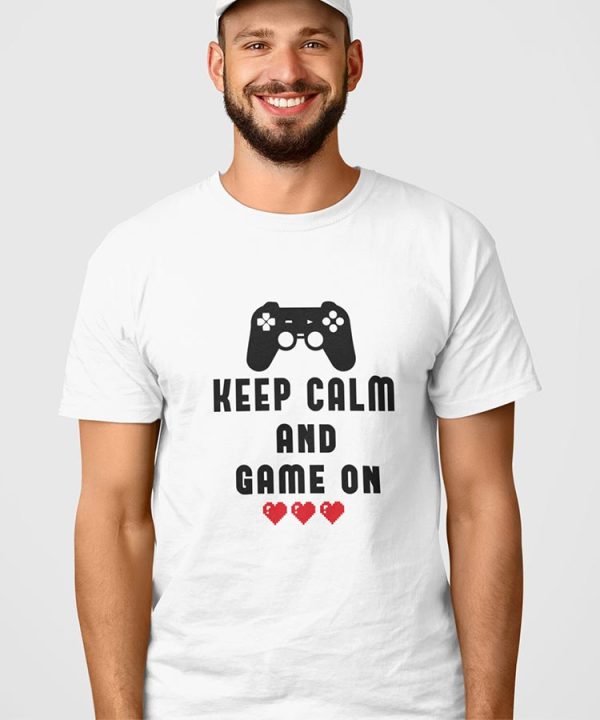 Tee-Shirt Keep Calm and Game On