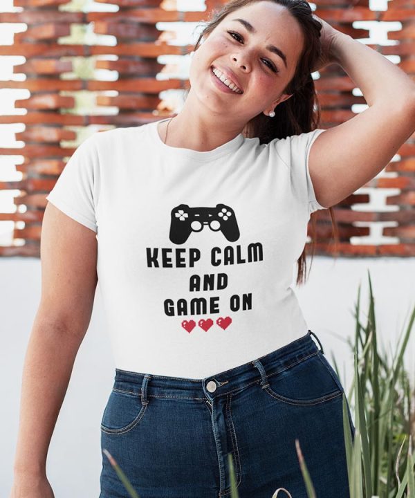 Tee-Shirt Keep Calm and Game On