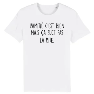 Tee Shirt L’amitie c’est bien – Pour Homme