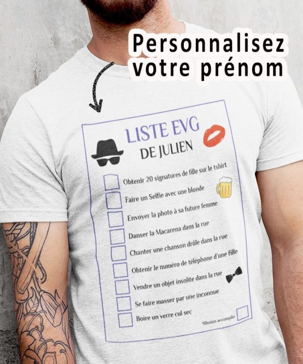 Tee-Shirt Liste EVG