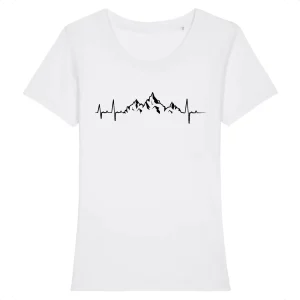 Tee Shirt Montagne heart beat