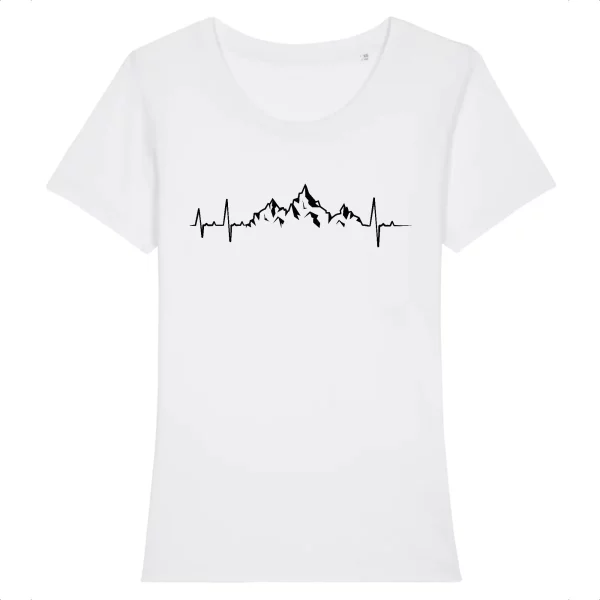 Tee Shirt Montagne heart beat