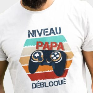 Tee-Shirt Niveau Papa Debloque Tee-Shirt Niveau Papa Debloque