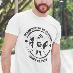 Tee-Shirt Pizza Strip Bieres