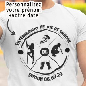 Tee Shirt Pizza Strip Bieres 3