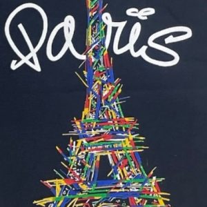 Tee Shirt Tour Eiffel Paris Graffiti 1 Tee Shirt Tour Eiffel Paris Graffiti 2