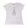 Tee Shirt Tour Eiffel Paris multicolore