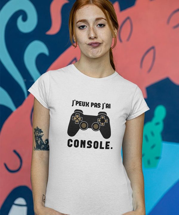 Tee-Shirt j’peux pas j’ai console