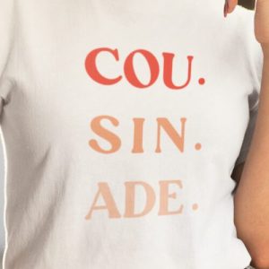 Tee shirt Cousinade rouge Femme 3