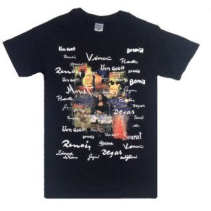 Tee shirt Grands peintres de Paris Tee shirt Grands peintres de Paris